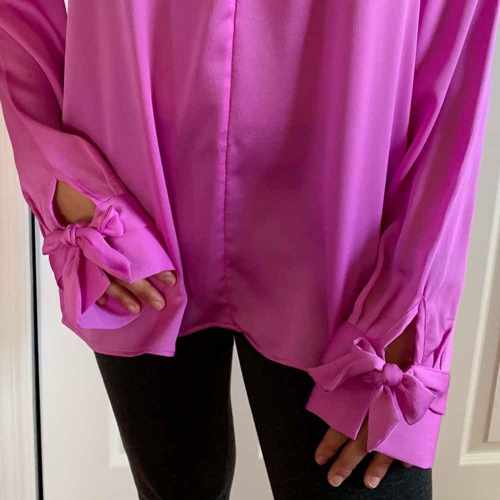 Purple Banana Republic NWOT Top Blouse Large